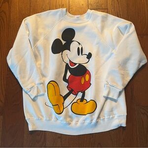 Vintage Disney Mickey Mouse Crewneck Size Fits Like 2XL
